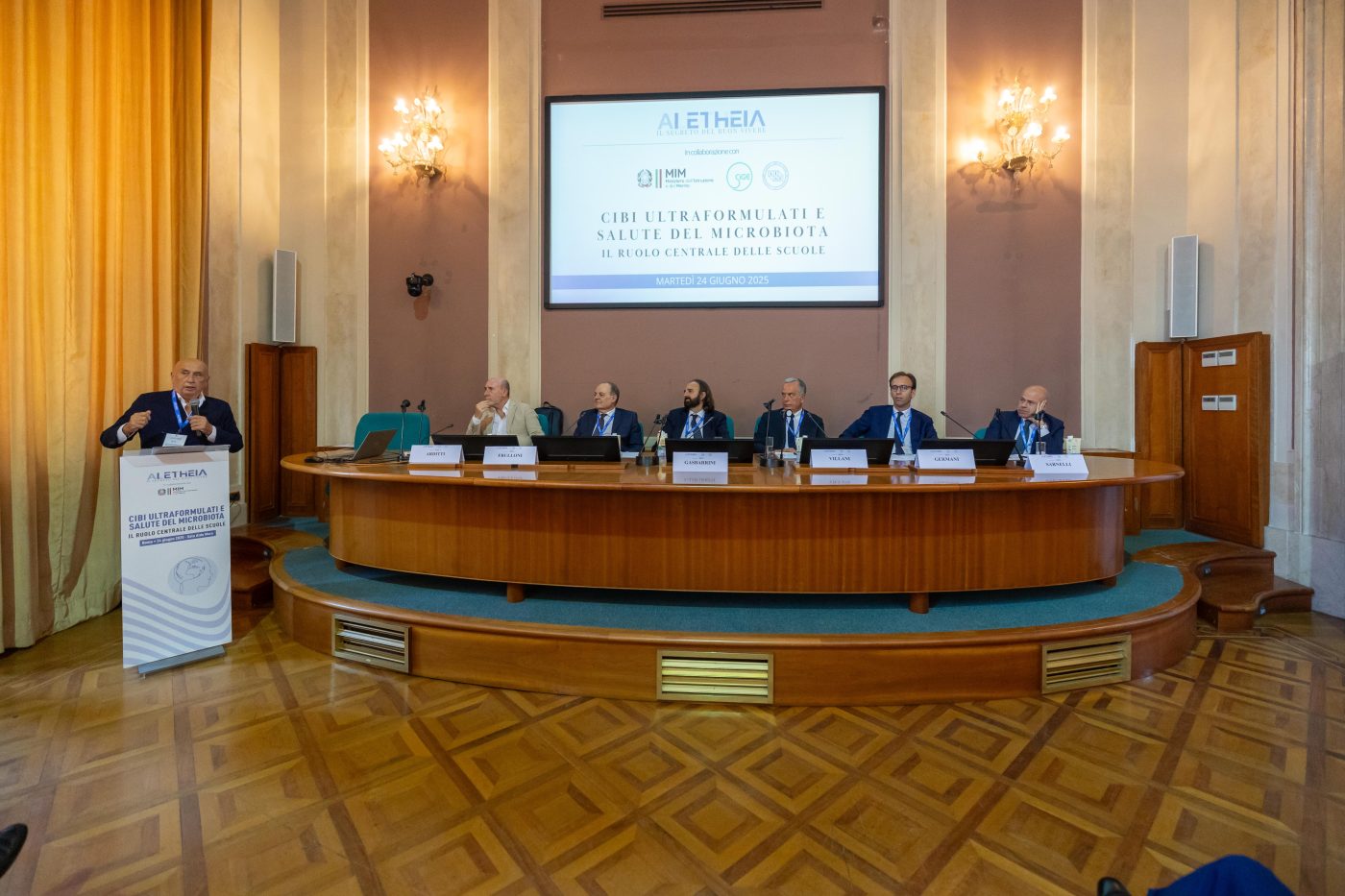 Evento Fondazione Aletheia e Ministero dell'Istruzione e del Merito - "Cibi ultraformulati e salute del Microbiota, il ruolo centrale delle scuole" 24 giugno 2025 - Intervento Segretario Generale Coldiretti Vincenzo Gesmundo